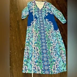 Lilly Pulitzer | Dresses | Lilly Pulitzer Noland Maxi Dress Very Generous  Fit Like New Hemmed To 5 In | Poshmark